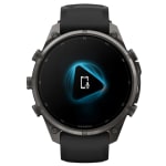 Garmin Fenix 9 Pro 47mm Carbon Gray DLC Titanium Smartwatch w/ Built-In Flashlight, AMOLED Display, Black-Pebble Gray Silicone Band 010-04336-15 - Additional Image 5