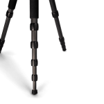 German Precision Optics Carbon Fiber Tripod-Twist-Lock, 13.7"-59.8"Height, 5-Segment, 33lbs Capacity, 2.6lbs Weight w/Ball Head&QR Adapter Plate A410 - Additional Image 3