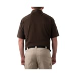 First Tactical Men's V2 Pro Performance Short Sleeve Shirt Kodiak Brown 112012-182 - Additional Image 2