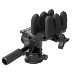 KJI Tripods Reaper Aluminum 360 Degree Pan 87 Degrees Down 21 Degrees Up 3/8-16" Threaded Hole Grip System KJ86000 - Additional Image 1