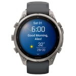 Garmin Fenix 9 Pro 47mm Titanium Smartwatch w/ Built-In Flashlight, AMOLED Display, Graphite-Black Silicone Band 010-04336-25 - Additional Image 8