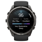 Garmin Fenix 9 Pro 51mm Carbon Gray DLC Titanium Smartwatch w/ Built-In Flashlight, AMOLED Display, Black-Pebble Gray Silicone Band 010-04337-15 - Additional Image 9