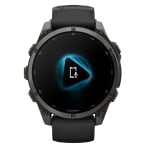 Garmin Fenix 9 47mm Carbon Gray DLC Titanium-Color Smartwatch w/ Built-In Flashlight, AMOLED Display, Black Silicone Band 010-04762-10 - Additional Image 5
