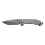 Benchmade Mini Narrows AXIS Drop-Point Gray Titanium Knife 743