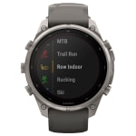 Garmin Fenix 9 Pro 47mm Titanium Smartwatch w/ inReach, Solar Display, Pebble Gray-Silver Gray Silicone Band 010-04338-00 - Additional Image 6