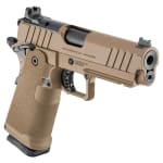Springfield Armory 1911 DS Prodigy 9mm 4.25" Bbl Coyote Brown Handgun w/ AOS Plate, U-Notch Fiber Optic Sights, 1x17rd & 1x20rd Mags PH9117AOSCB - Additional Image 1
