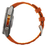 Garmin Fenix 9 Pro 47mm Titanium Smartwatch w/ inReach, AMOLED Display, Autumn Orange-Spark Orange Silicone Band 010-04336-00 - Additional Image 11