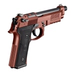 Beretta M9A4 Overlanding 9x19mm 5.1" Threaded Bbl SA/DA Clay Pistol w/(2)18rd Mags JS92M9A4GCLA18