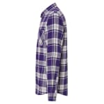 Oakley Men's Deep Amethyst/Mist Lifestyle Podium Plaid Ls Flannel FOA402573-9MX - Additional Image 2
