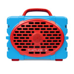 Turtlebox GameDay Series 2.0 Original Outdoor Bluetooth Speaker w/Party Mode, Waterproof, 25hr Battery, Powder Blue/Red TB-ORIG-G3-LTBLUE-RED-RED-2 - Additional Image 5