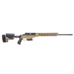 Tikka T3X TAC A1 Matte Blued Steel 308 WIN NS 23.7 BBL 1:1/10 5/8x24 TPI LH 2-stage 10RD Folding Alum ADJ CHK / Coyote Brown J03262