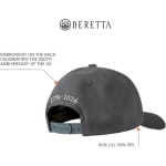 Beretta Wyoming USA 250 Hat Charcoal OSFA BWY90T16750902 - Additional Image 2