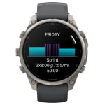 Garmin Fenix 9 Pro 47mm Titanium Smartwatch w/ Built-In Flashlight, AMOLED Display, Graphite-Black Silicone Band 010-04336-25 - Additional Image 7