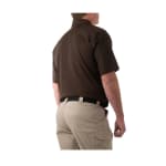 First Tactical Men's V2 Pro Performance Short Sleeve Shirt Kodiak Brown 112012-182 - Additional Image 3