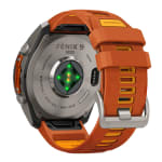Garmin Fenix 9 Pro 51mm Titanium Smartwatch w/ Built-In Flashlight, AMOLED Display, Autumn Orange-Spark Orange Silicone Band 010-04337-05 - Additional Image 10