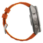 Garmin Fenix 9 Pro 51mm Titanium Smartwatch w/ Built-In Flashlight, AMOLED Display, Autumn Orange-Spark Orange Silicone Band 010-04337-05 - Additional Image 4