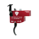 TriggerTech Diamond Trigger for Tikka T3, T3x, & T1x 4oz-32oz Adj Pull Weight, Pro-Curve Lever, RH Red ZCT, CLKR, TKR Technology TI0-SRB-02-TNP