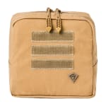 First Tactical Tactix 6x6" 500D Nylon Coyote Utility Pouch w/ Reversible Foam Sleeve 180015-060-1SZ - Additional Image 1