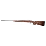 Sako 90 Varmint Laminated Stainless Steel 223 REM No Sights 23.7 Fluted BBL 1:8 TPI RH Std Trig 5RD Laminate / Oiled Brown J05158