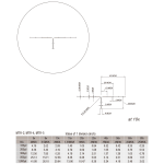 March X Tactical 8-80x56 MTR-2 Reticle 1/8MOA Riflescope D80V56TM - Reticle Image 1