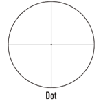 March "High Master" 40-60x52mm BR EP Zoom 3/32 Reticle 1/8 MOA Riflescope D60EV52 - Reticle Image 1