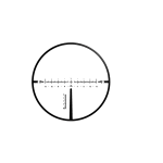 REVIC Optics Acura RS18i FFP 3-18x44 illuminated Riflescope w/ RH2 Reticle, Adjustable Throw-Lever. Capped Windage Turret AY-R-E2631 - Reticle Image 1