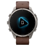 Garmin Fenix 9 Pro 47mm Titanium Smartwatch w/inReach Premium,AMOLED Display, Walnut Leather Band & Pebble Gray-Silver Gray Silicone Band 010-04336-40 - Additional Image 8