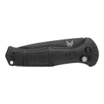 Benchmade Claymore 154CM Stainless Steel 60-62HRC Tanto Serrated 3.6" Knife w/Black Grivory Handle 9071SBK-02 - Additional Image 1