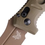 Benchmade Mini Auto Adamas Magnacut 63-65HRC Drop-point 3.25" Knife w/OD Green G10 Handle 2730FE-05 - Additional Image 3