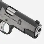 Springfield Armory 1911 Garrison 9mm 4.25" Bbl Blued Handgun w/ Low profile 3-Dot Sights, 1x9rd Mag PX9417 - Additional Image 2