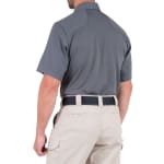 First Tactical Men's V2 Pro Performance Short Sleeve Shirt Wolf Grey 112012-036 - Additional Image 2