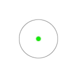 Holosun EPS Green 3MOA Dot Enclosed Sphere Lens Solar Shake Awake Slim Base 7075 Pistol Reflex Sight EPS-CORE-GR3