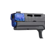 Sig Sauer P320 Nightshift 9mm 4.6" Threaded Bbl Black/Blue Handgun w/ Compensator, SIG-LOC Slide, 2x21rd Magazines 320SXGF-9-BXR3-COMP-BLUE - Additional Image 5