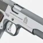Springfield Armory 1911 Garrison .45 ACP 5" Bbl Stainless Handgun w/ Low profile 3-Dot Sights, 1x7rd Mag PX9420S - Additional Image 7