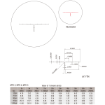 March X Tactical 8-80x56mm SFP MTR-2 Reticle 1/8MOA 6Level Illum Riflescope w/Middle Wheel D80V56TI-MTR-2 - Reticle Image 1