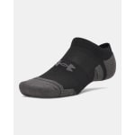 Under Armour Adult Unisex Performance Tech Ultimate Black/Jet Gray No-Show Socks 6015142-01000 - Additional Image 1