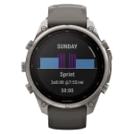 Garmin Fenix 9 Pro 51mm Titanium Smartwatch w/ Solar Display, Pebble Gray-Silver Gray Silicone Band 010-04339-05 - Additional Image 8
