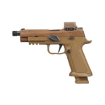 Sig Sauer M17 SOF 9mm 5.5" Threaded Bbl Coyote Handgun w/ Romeo M17 Optic, M1811 Grip Module, Flat Blade Trigger, 1x17rd & 2x21rd Magazines M17-9-SOF - Additional Image 4