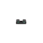 Ameriglo Green Tritium 2-Dot w/Black Outlines .3"H, Sq Notch Serrated Rear Sight for Springfield Hellcat OSP SA-875R