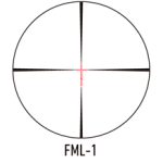 March F Tactical 3-24x52mm FFP FML-1 Reticle 0.1MIL 6Level Illum Riflescope D24V52FIML-FML-1 - Reticle Image 1