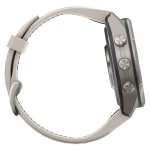 Garmin Fenix 9 Pro 43mm Titanium Smartwatch w/ Built-In Flashlight, AMOLED Display, Fog Gray-Dark Sandstone Silicone Band 010-04335-85 - Additional Image 4