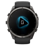 Garmin Fenix 9 Pro 51mm Carbon Gray DLC Titanium Smartwatch w/ Built-In Flashlight, AMOLED Display, Black-Pebble Gray Silicone Band 010-04337-15 - Additional Image 5