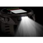 Garmin Fenix 9 Pro 51mm Carbon Gray DLC Titanium Smartwatch w/ Built-In Flashlight, AMOLED Display, Black-Pebble Gray Silicone Band 010-04337-15 - Additional Image 12