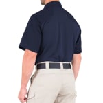 First Tactical Men's V2 Pro Performance Short Sleeve Shirt Midnight Navy 112012-729 - Additional Image 2