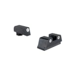 Trijicon Suppressor/Optic Height Sight Set w/ White Outline/Green Tritium Front & Rear for Glock 42,43,43x,43X MOS, 48, 48 MOS GL243-C-601174 - Additional Image 2