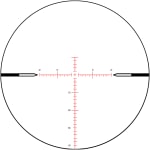 Nightforce NX6 4-24x50mm Capped W/E .250 MOA DigIllum MOAR Second Focal Plane Reticle Riflescope C739