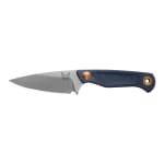 Benchmade Dacian Fixed Blade Spear-Point Blue Denim Micarta Knife 203-04