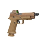 Sig Sauer M17 SOF 9mm 5.5" Threaded Bbl Coyote Handgun w/ Romeo M17 Optic, M1811 Grip Module, Flat Blade Trigger, 1x17rd & 2x21rd Magazines M17-9-SOF - Additional Image 1