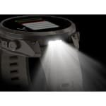 Garmin Fenix 9 Pro 47mm Titanium Smartwatch w/ Solar Display, Pebble Gray-Silver Gray Silicone Band 010-04338-05 - Additional Image 13