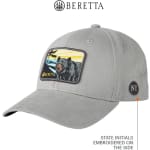 Beretta New York USA 250 Hat Grey & Navy OSFA BNY88T16750908 - Additional Image 3